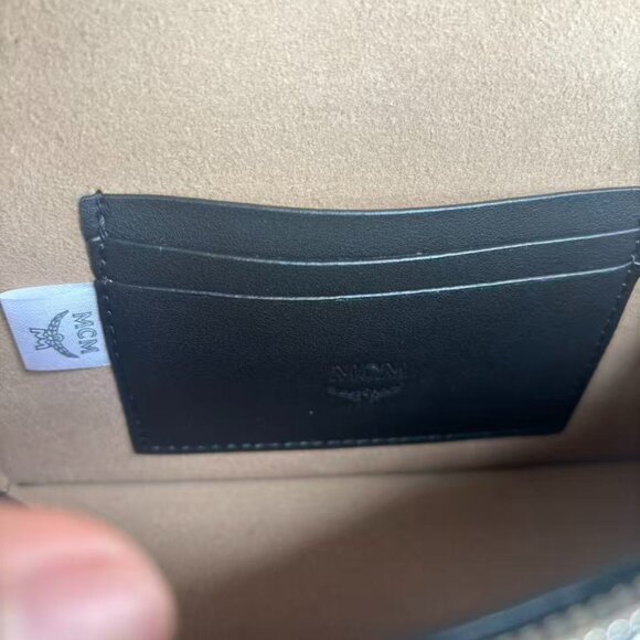 MCM Crossbody Bag Shoulder Bag Black - Picture 3 of 6